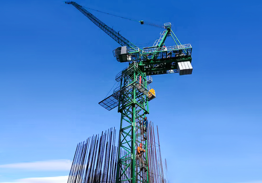 Qtd80 LUFFING-Jib Turrim Grega 6t Jib Longitudo 40m